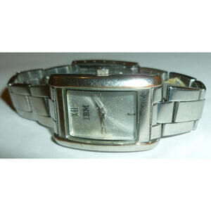 IBM‎ Promotional Watch Women 24mm Silver Tone White Dial
